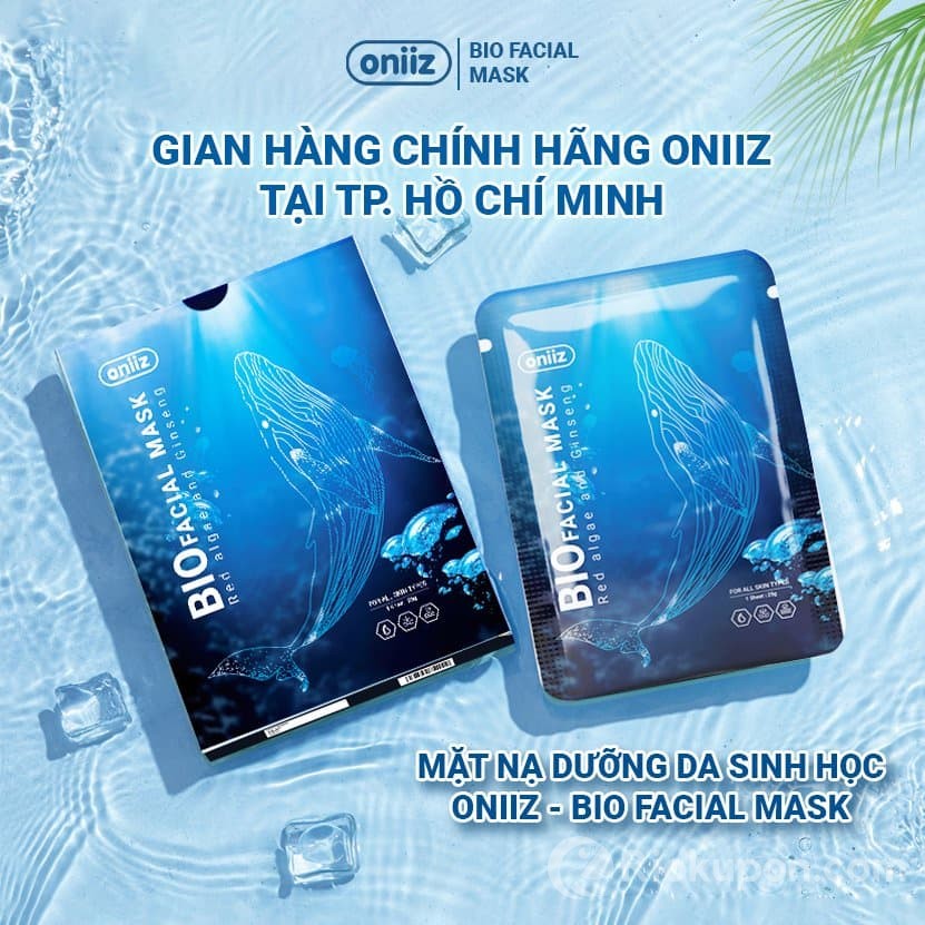 Mặt nạ sinh học Oniiz dưỡng ẩm trắng da