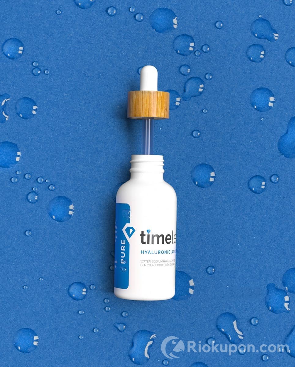 Serum Timeless Hyaluronic Acid dạng lỏng trong suốt cấp nước cho da