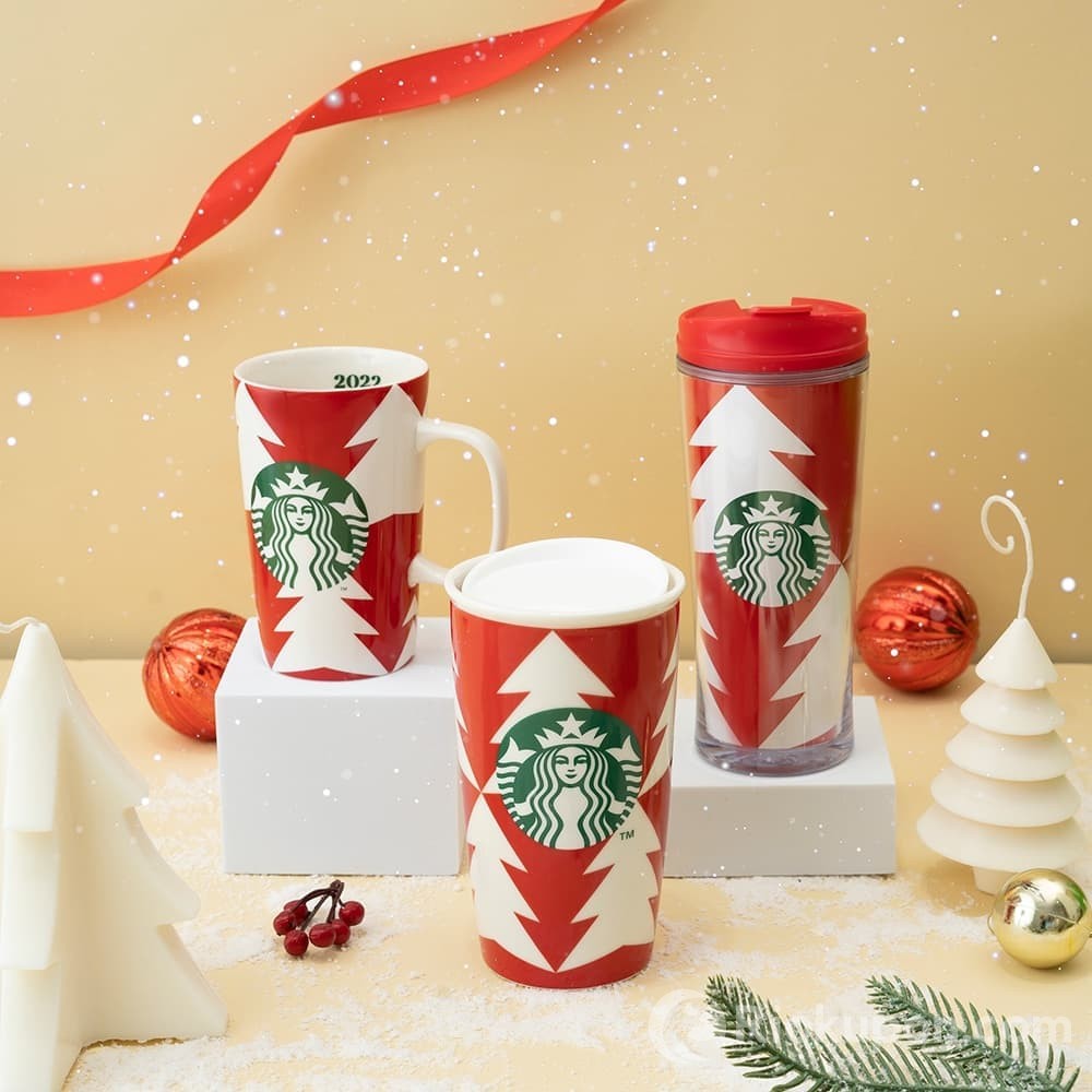 Bình giữ nhiệt Starbucks 12Oz Red Cup