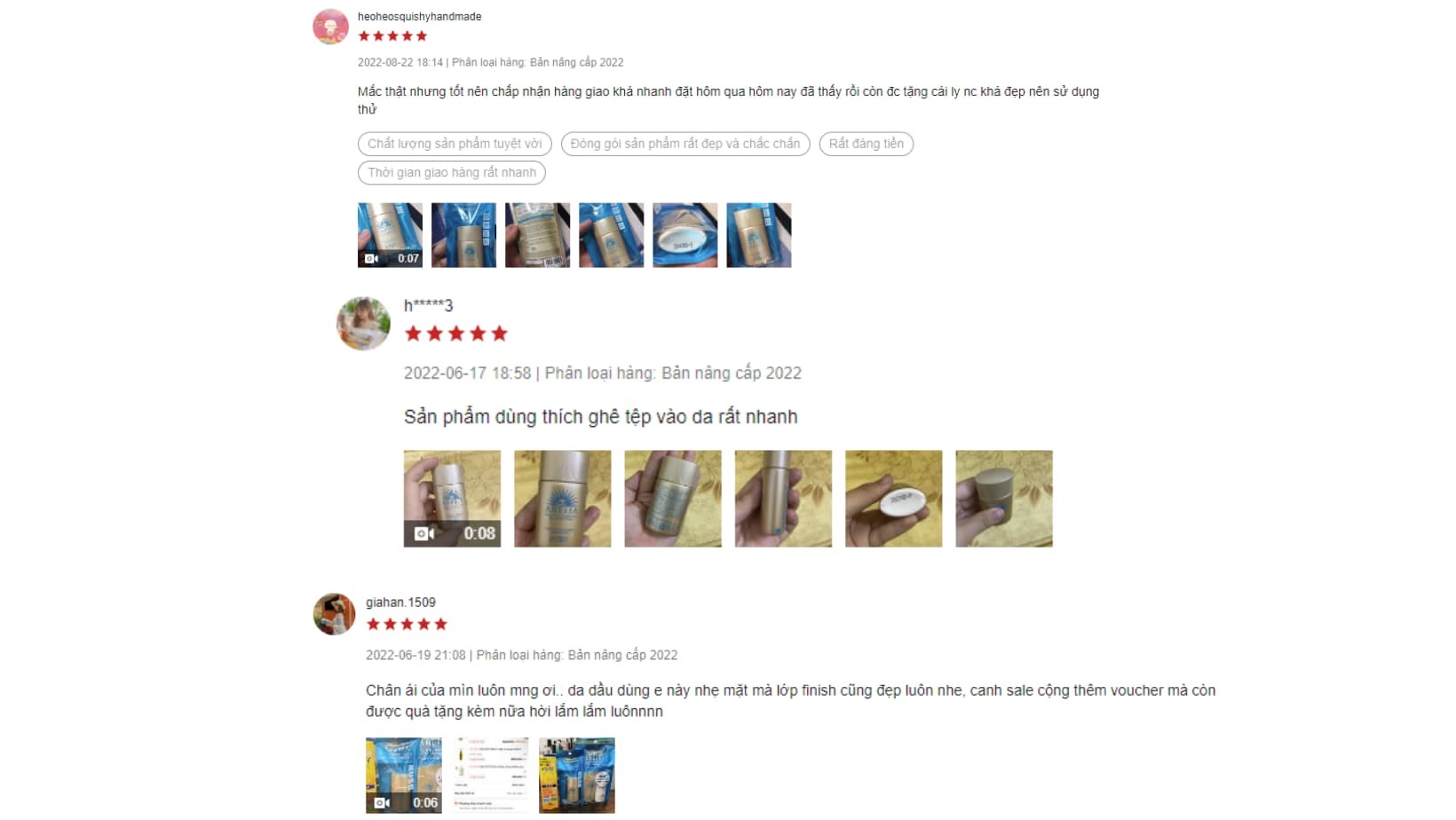 Đánh giá sữa chống nắng Anessa trên Shopee