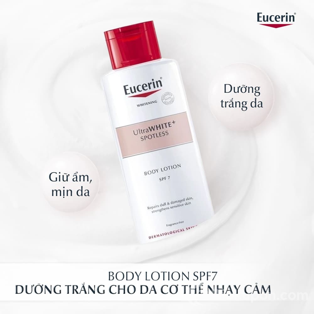 Sữa dưỡng thể Eucerin Ultra White Spotless