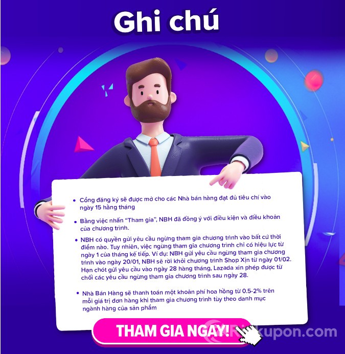 Quy trình đăng ký shop xịn Lazada