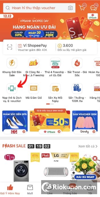 Các bước đặt vé xem phim trên Shopee từ A đến Z