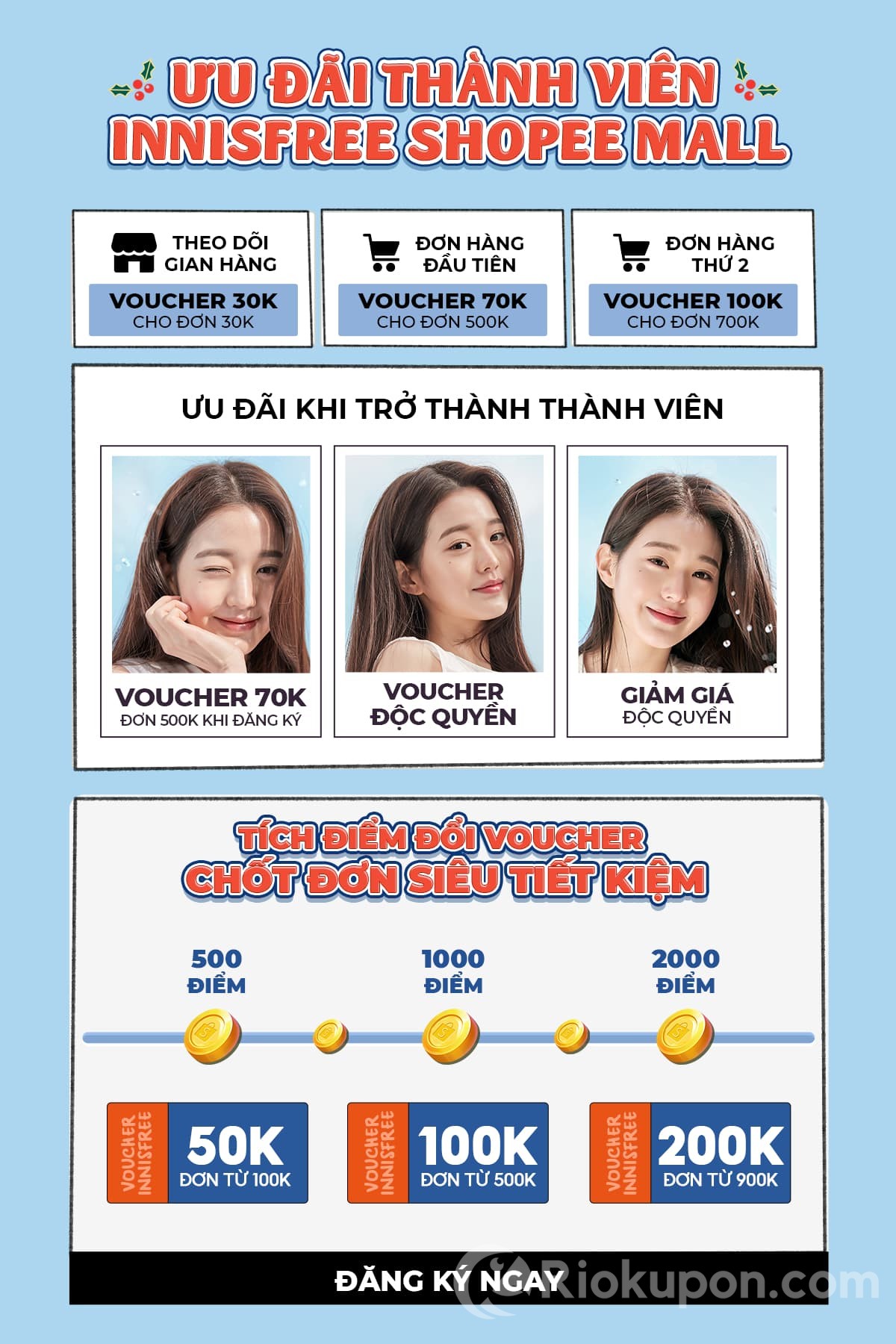 Ưu đãi thành viên Innisfree ShopeeMall 12/12