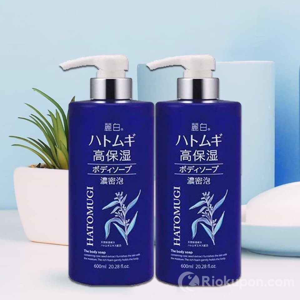Review sữa tắm hạt Ý dĩ Hatomugi The Body Soap 600ml dưỡng ẩm, trắng da hiệu quả không?