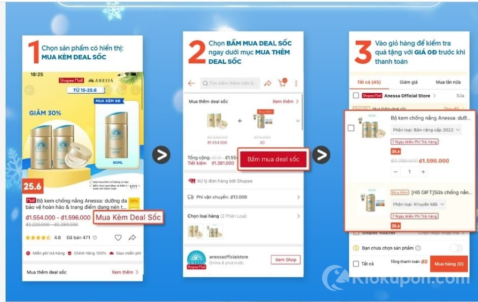 Hướng dẫn mua hàng để nhận trọn ưu đãi