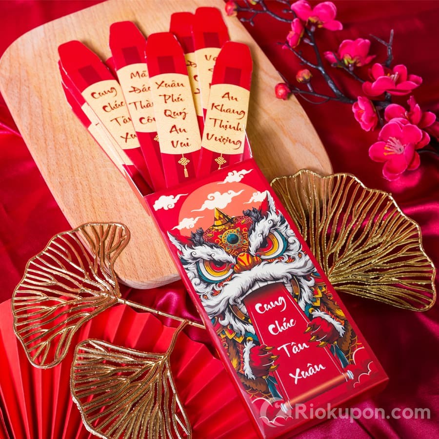 Bao lì xì rút quẻ thiết kế độc đáo