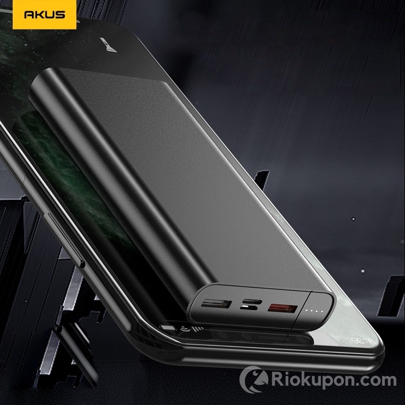 Sạc dự phòng Akus 10000mAh thiết kế đẹp