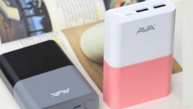 Tính năng công nghệ sạc dự phòng Ava với cổng USB và đèn LED
