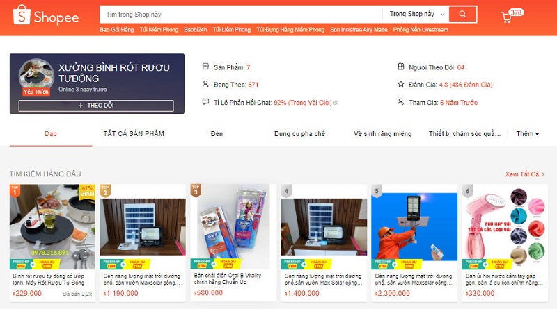 Xưởng Bình Rót Rượu Tự Động