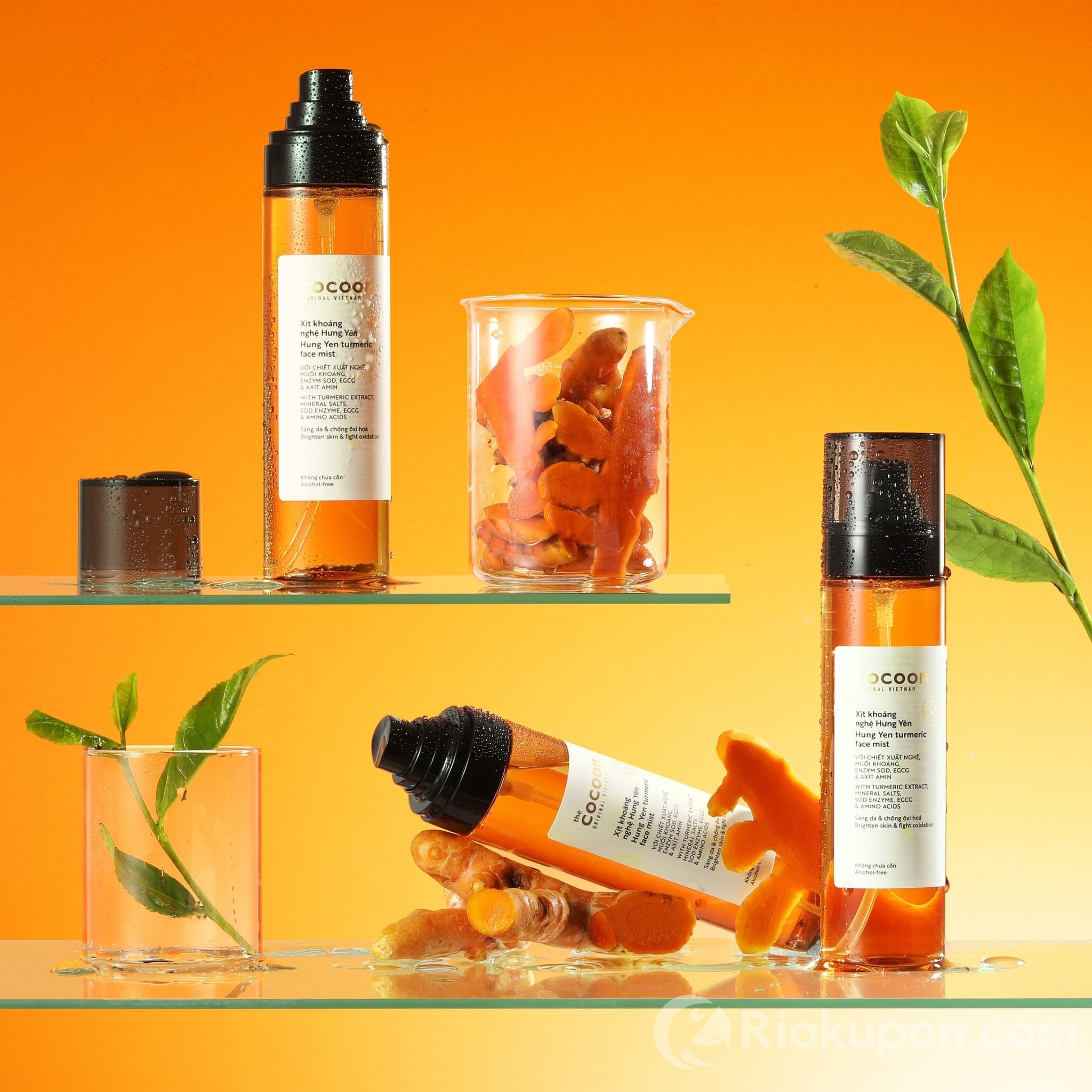 Góc review: Xịt khoáng Cocoon thuần chay không vàng da