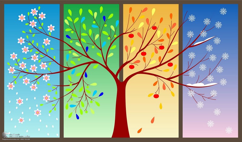 Gợi ý 7 shop bán tranh bốn mùa trên Shopee vào dịp Tết