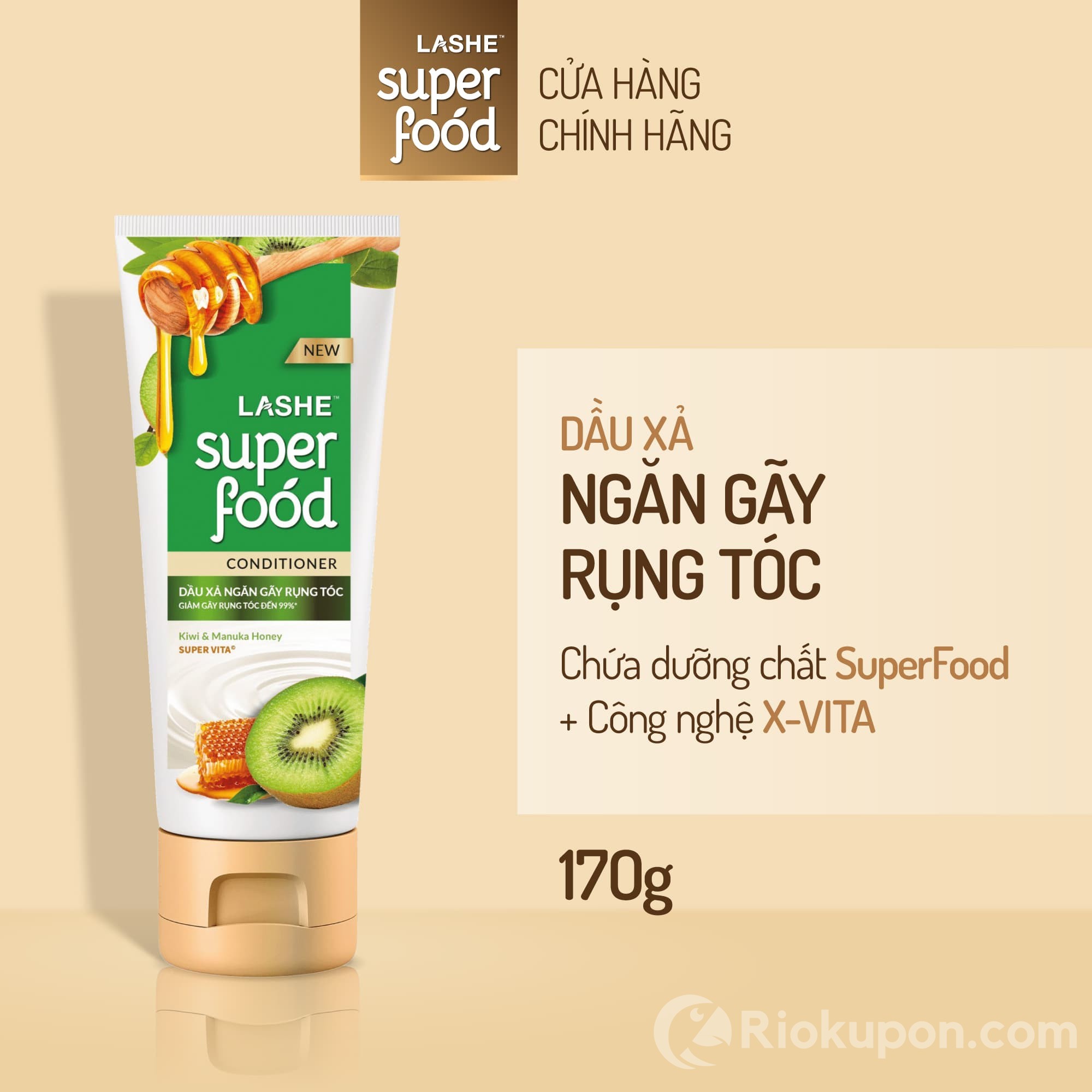 Dầu xả Lashe Superfood phục hồi hư tổn