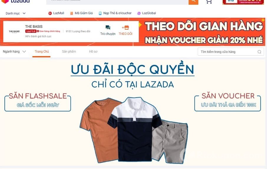 Áo polo nam lịch lãm từ shop The BASIS