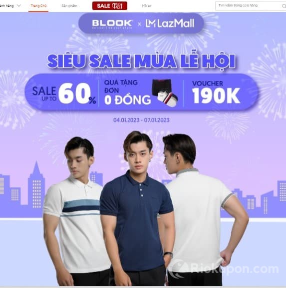 Áo polo nam lịch lãm từ shop BLOOK