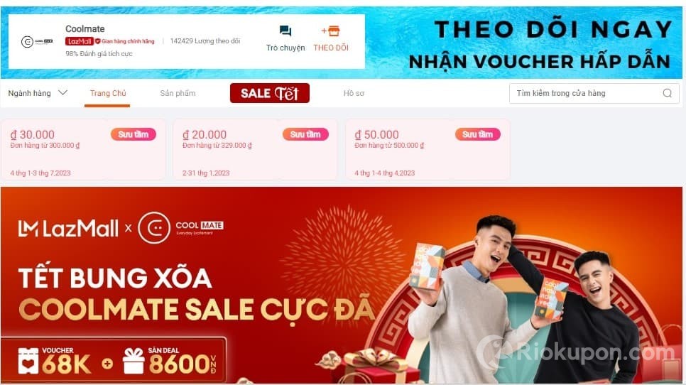 Các mẫu áo polo nam năng động tại COOL MATE