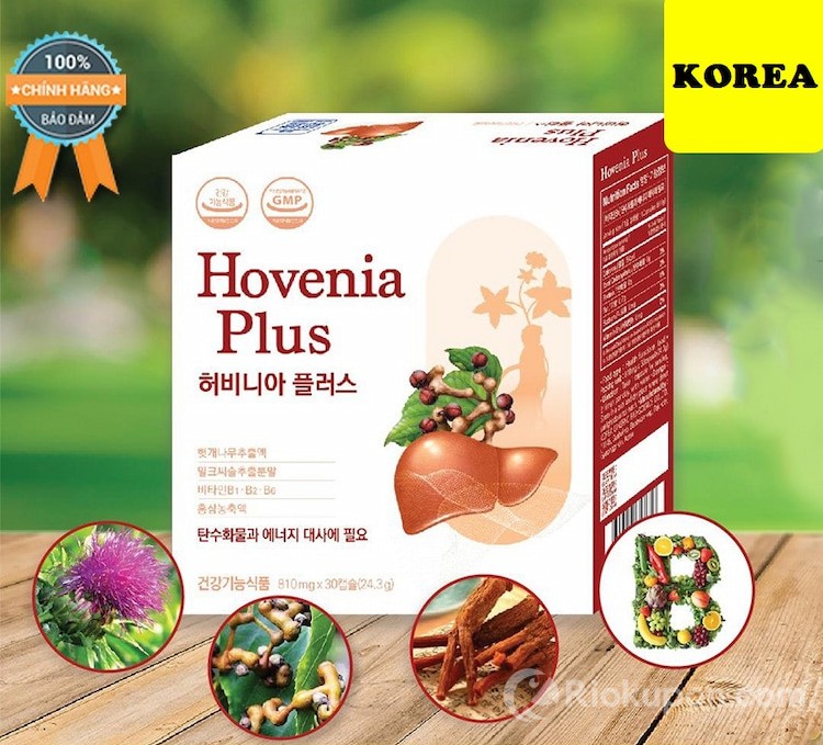 Hovenia Plus viên uống hỗ trợ giải rượu