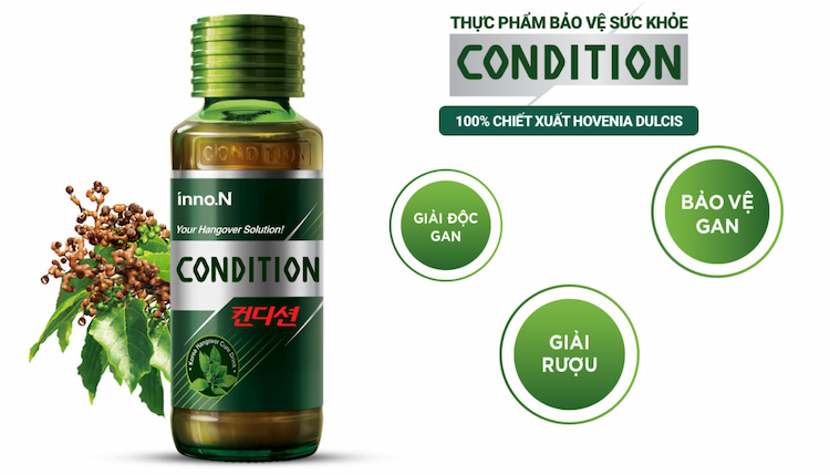 Nước giải rượu bia Hàn Quốc Condition