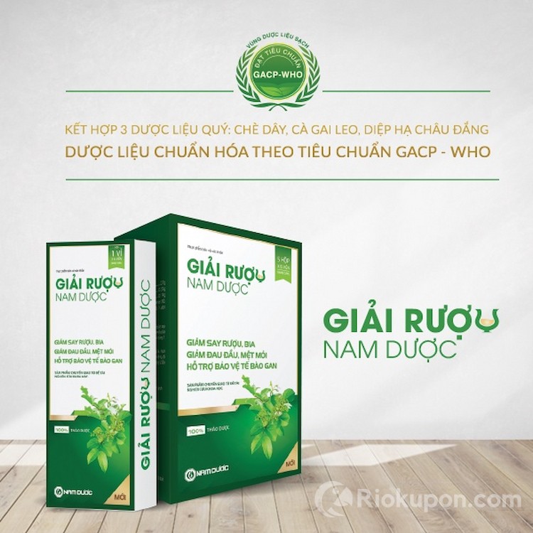 Viên giải rượu Nam Dược bao bì sản phẩm