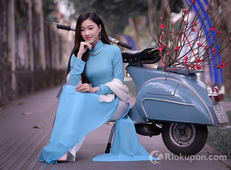 Màu xanh dương phong thủy Tết