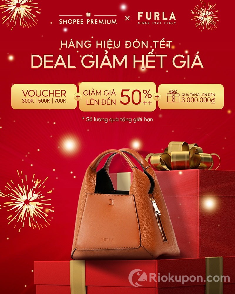 Túi xách FURLA Sofia S Crossbody được sale lớn trong Shopee Premium