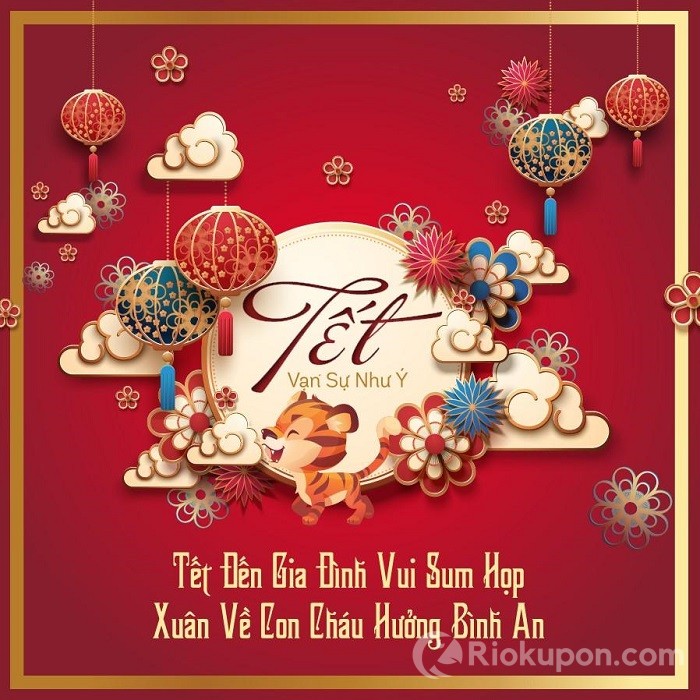 Câu đối Tết truyền thống treo cửa đỏ may mắn
