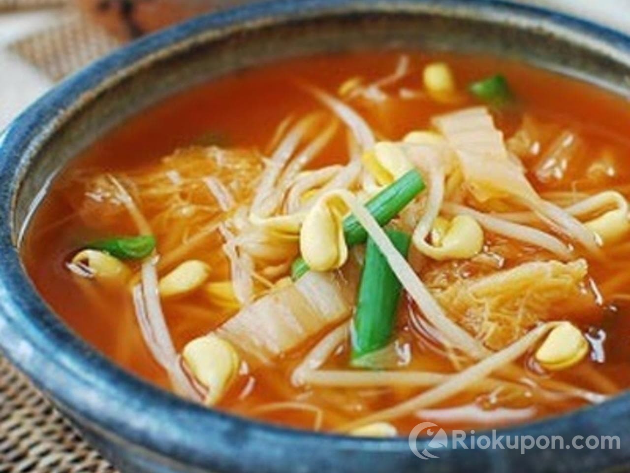Canh kim chi giải rượu bia