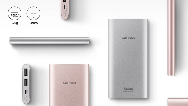 Thiết kế nhỏ gọn của sạc dự phòng Samsung
