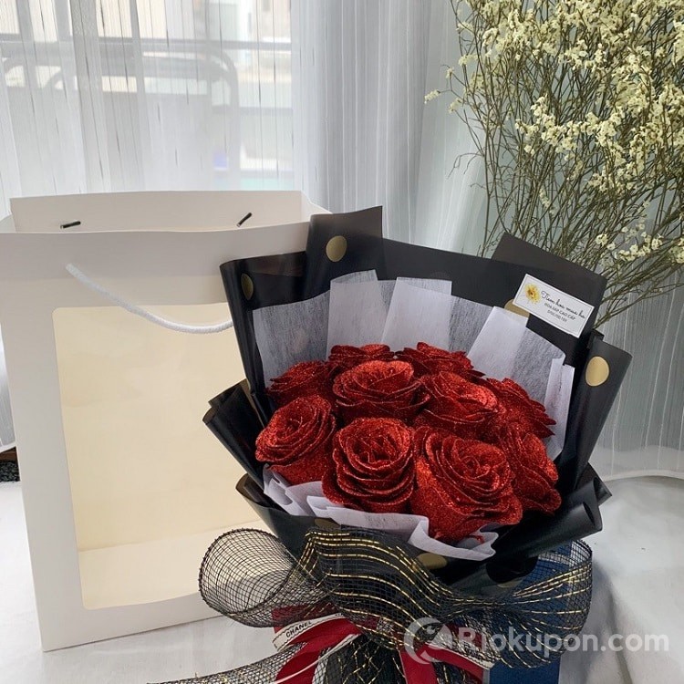 Review bó hoa hồng đỏ ý nghĩa cho ngày Valentine