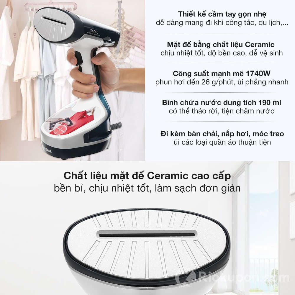 So sánh các tiêu chí lựa chọn bàn ủi hơi nước cầm tay