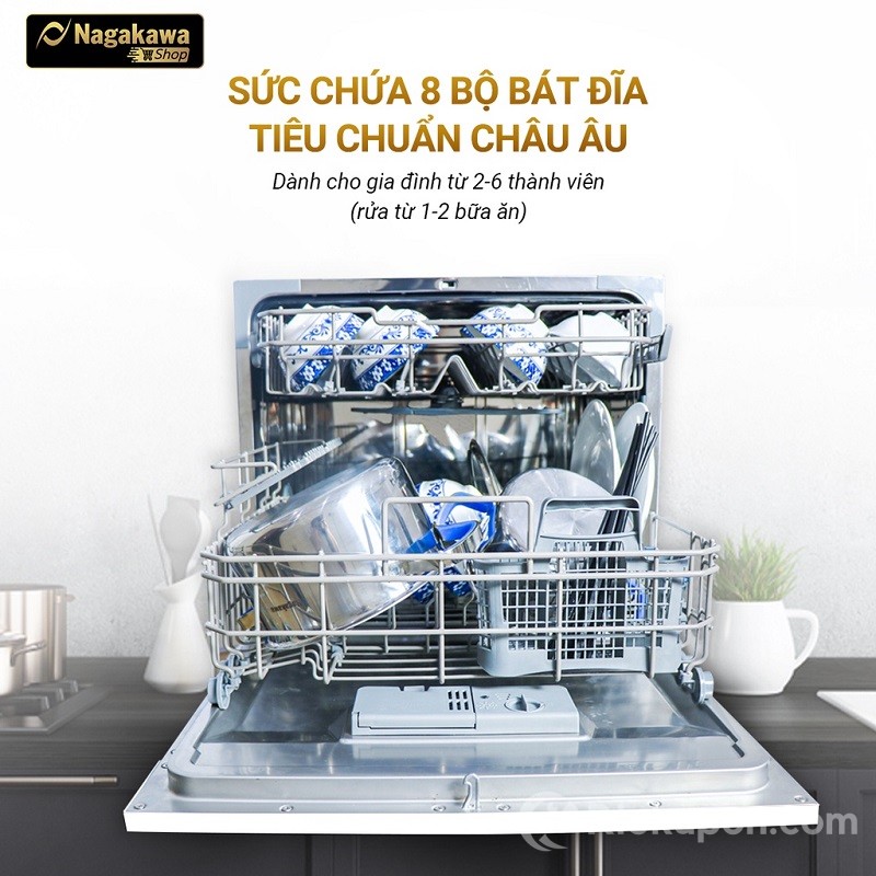 Máy rửa bát Nagakawa