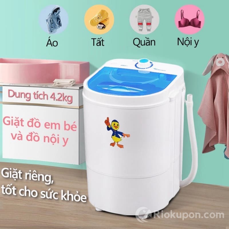 Máy giặt mini nhỏ gọn tiết kiệm không gian