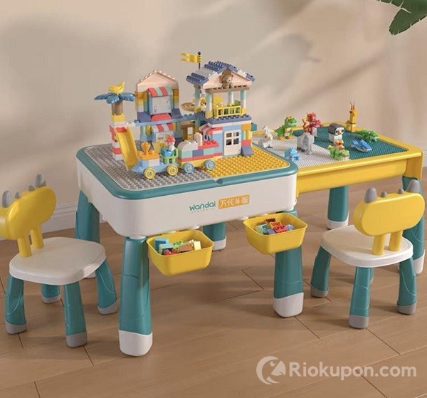 Xem ngay 7 mẫu bàn Lego dễ thương, an toàn dành cho trẻ 