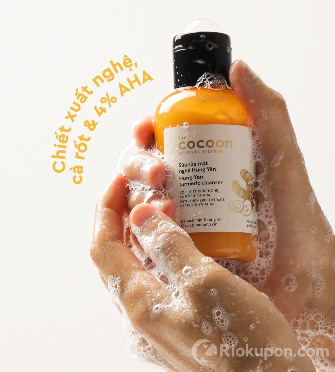 Thành phần và công dụng sữa rửa mặt nghệ Cocoon