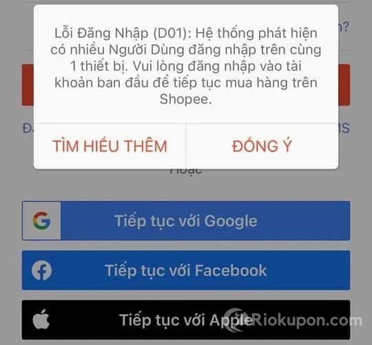 Mô tả các nguyên nhân phổ biến gây ra lỗi thanh toán D01 trên Shopee