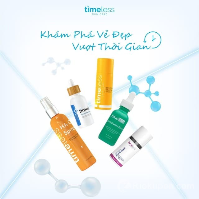 Thương hiệu Timeless Mỹ chính hãng với các sản phẩm skincare