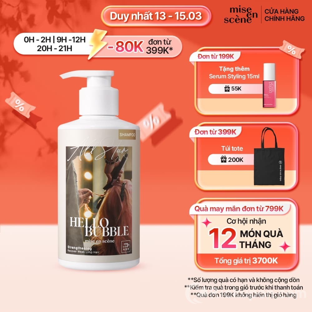 Dầu gội Mise En Scene Hello Bubble