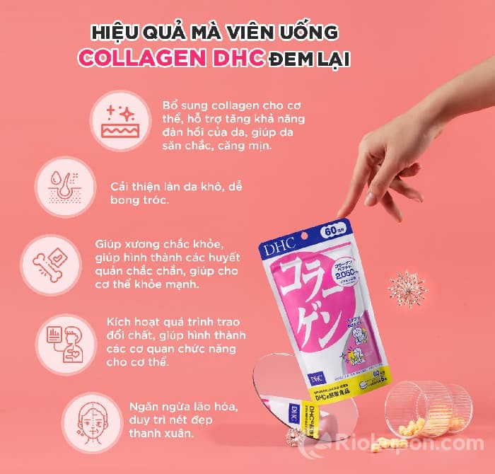 Viên uống Collagen DHC Nhật Bản