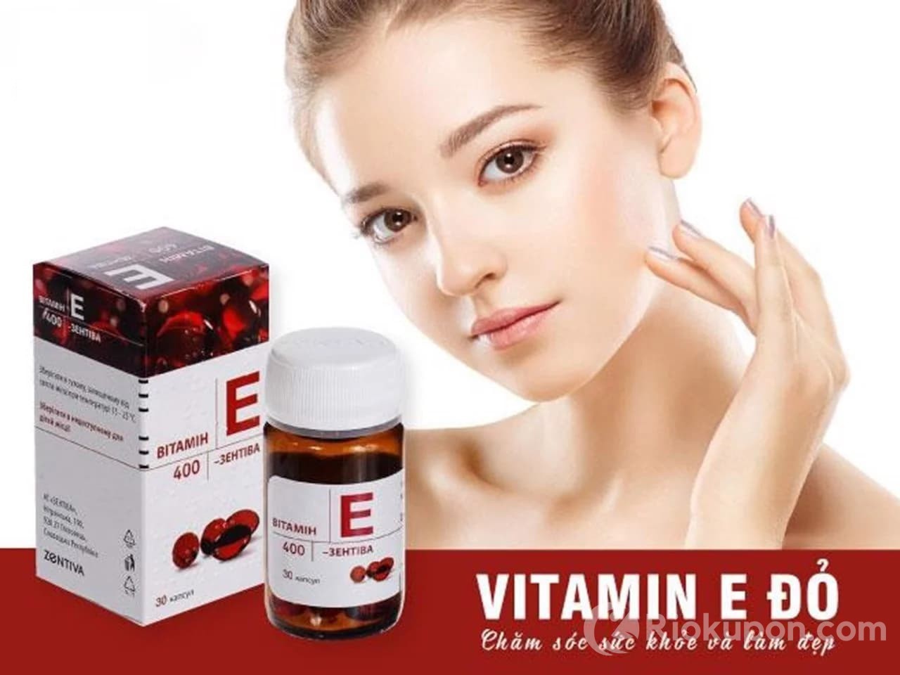 Viên uống Vitamin E đỏ dưỡng da