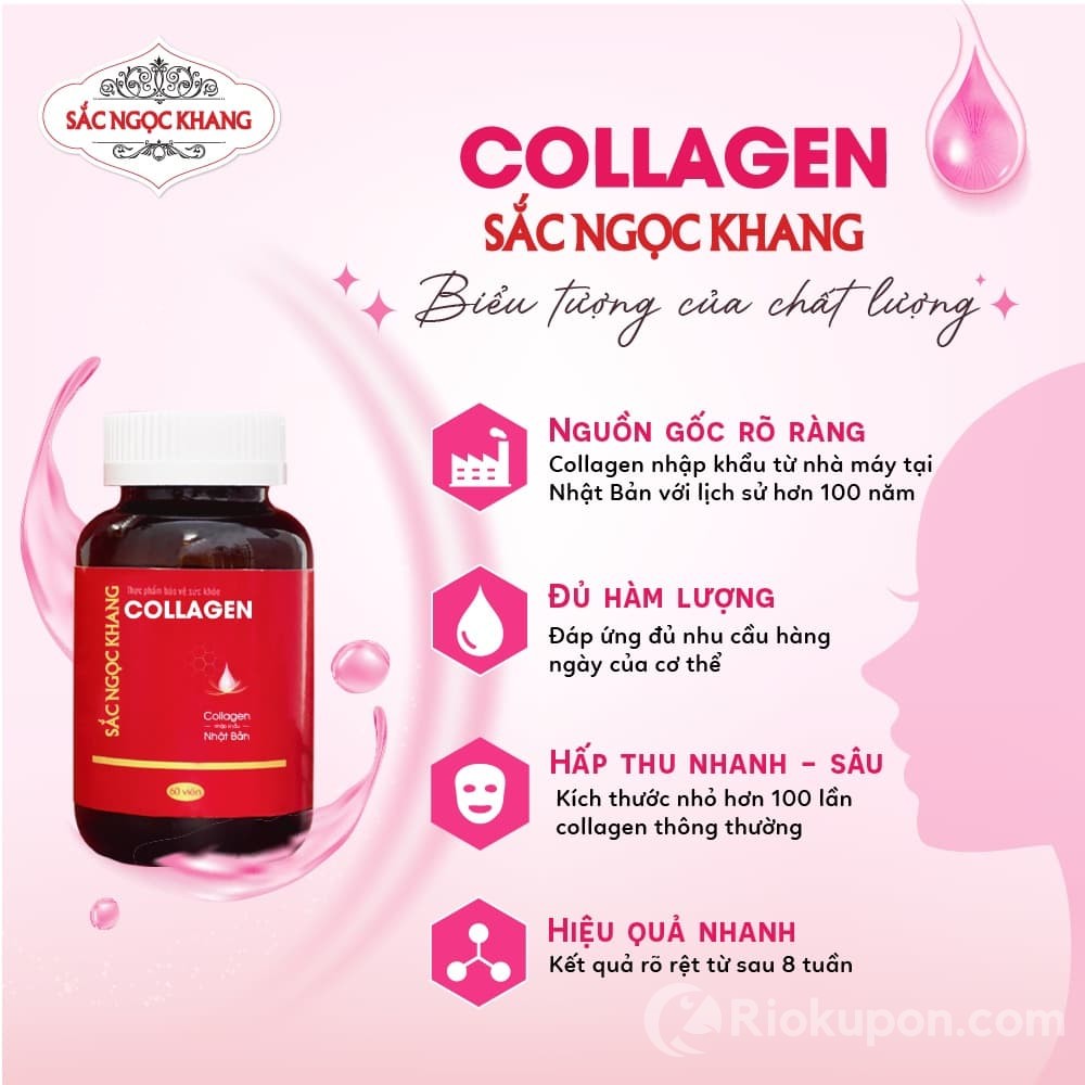 Viên uống Collagen Sắc Ngọc Khang thế hệ mới