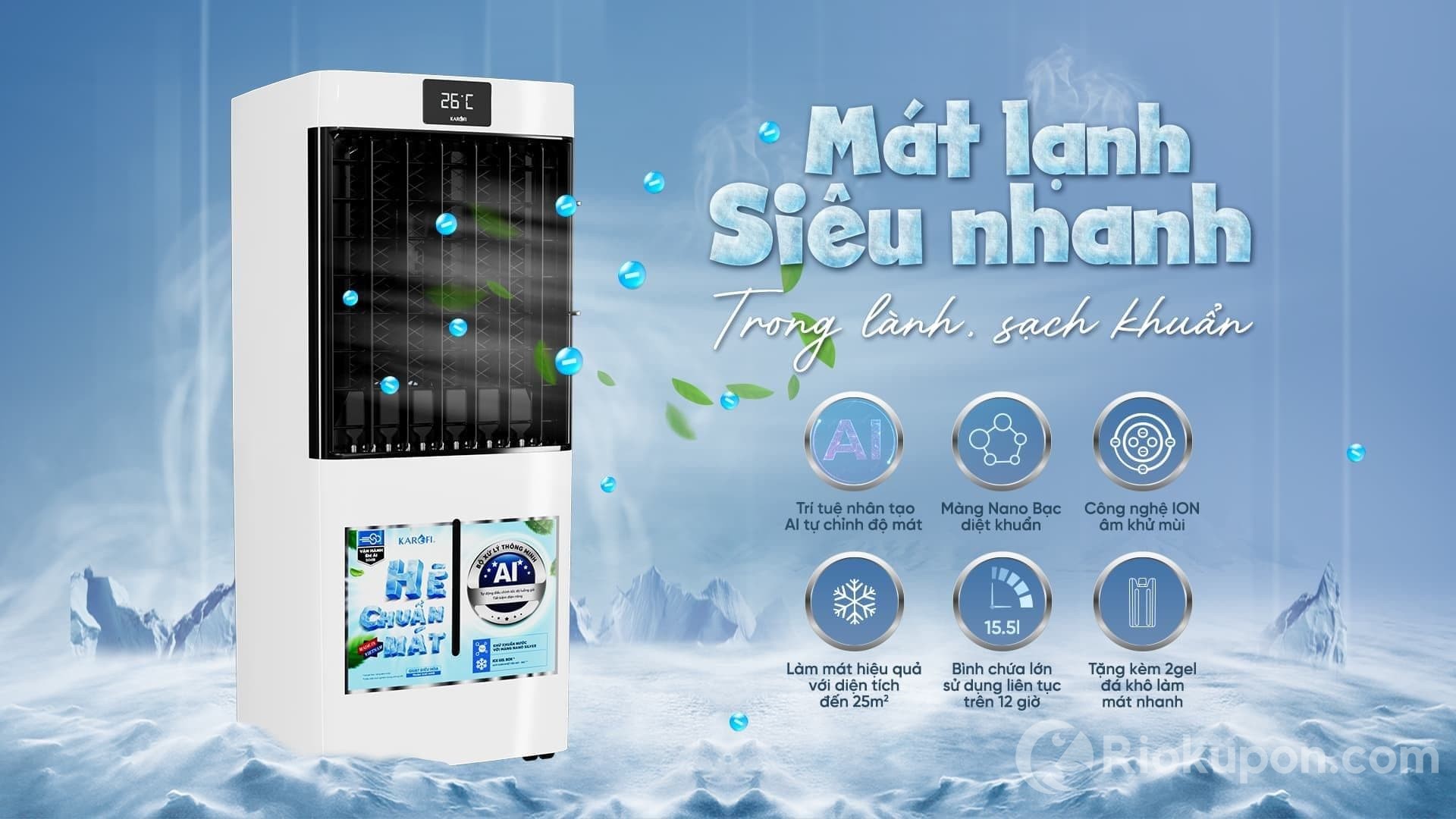 Top 7 quạt hơi nước chất lượng giá tốt nhất hiện nay