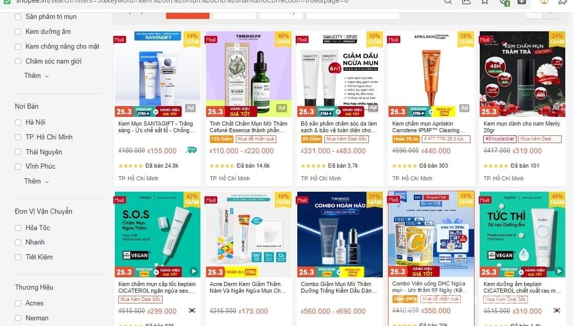 Gợi ý 7 tuýp kem trị mụn cho nam giúp tự tin hơn