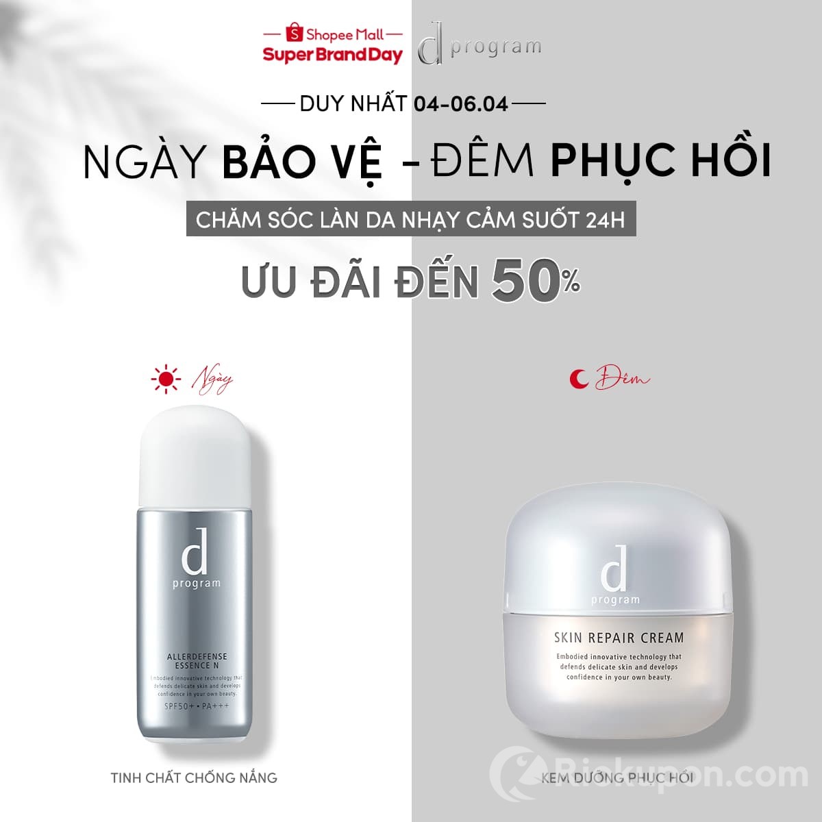 Chương trình D Program Sale 4.4 ưu đãi đến 50%