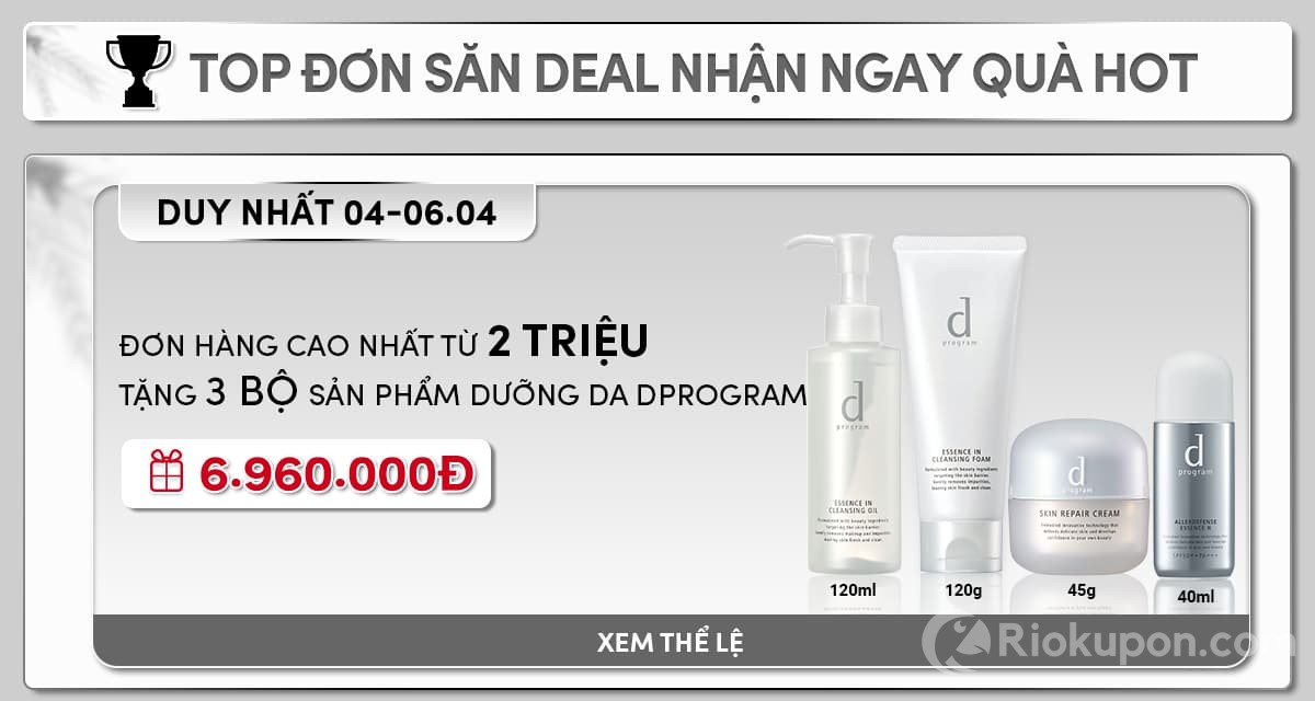 Hướng dẫn mua hàng D Program trên Shopee