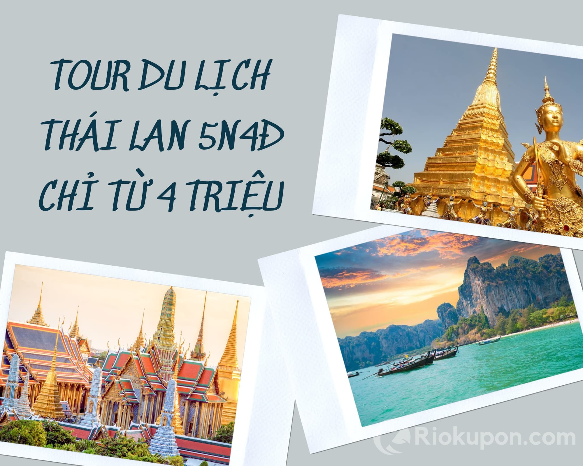 Tour du lịch Thái Lan 5N4Đ chỉ từ 4 triệu - Cơ hội vàng để thỏa sức khám phá xứ Chùa Vàng