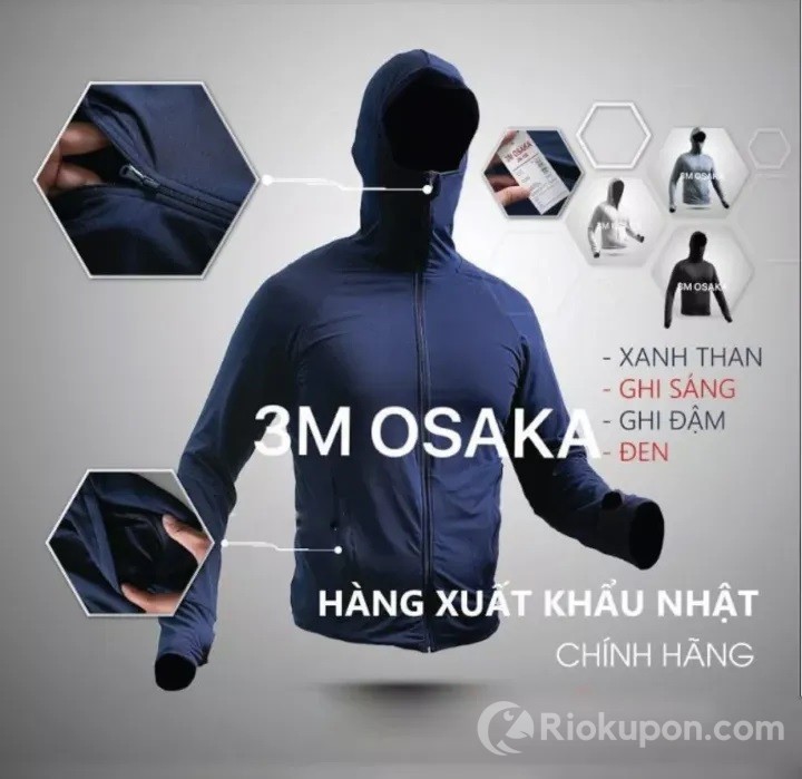 Áo chống nắng nam Azila thông hơi