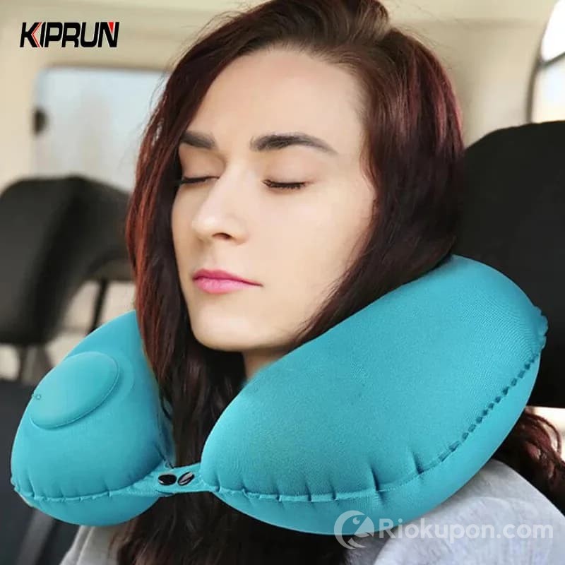 Gối cổ chữ U Kiprun bơm hơi nhiều màu sắc