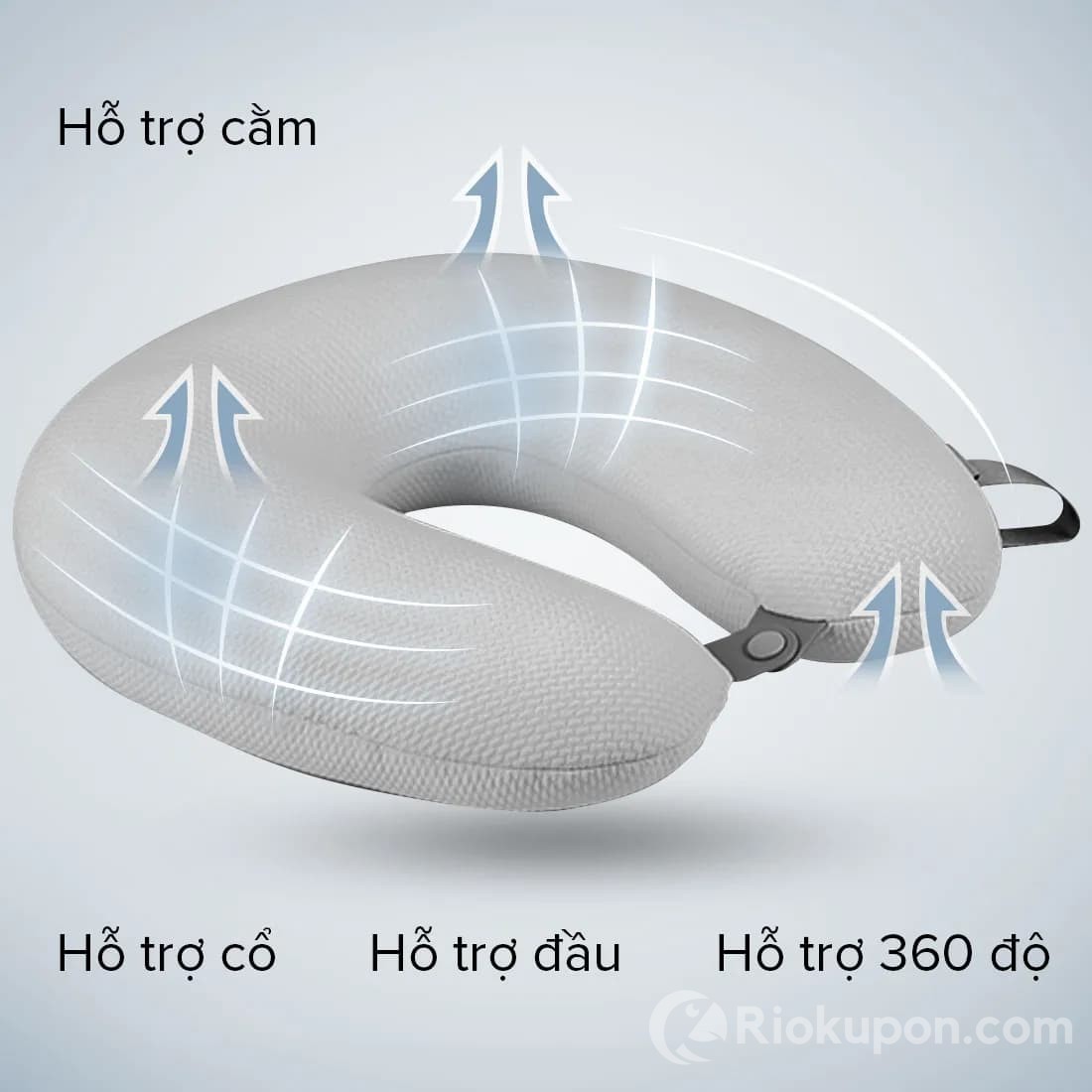 Gối cổ chữ U Miniso hạt xốp chất liệu thoáng mát