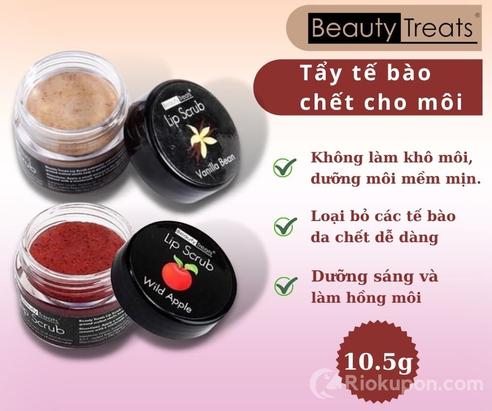 Tẩy da chết môi Beauty Treats 4 mùi hương dễ thương