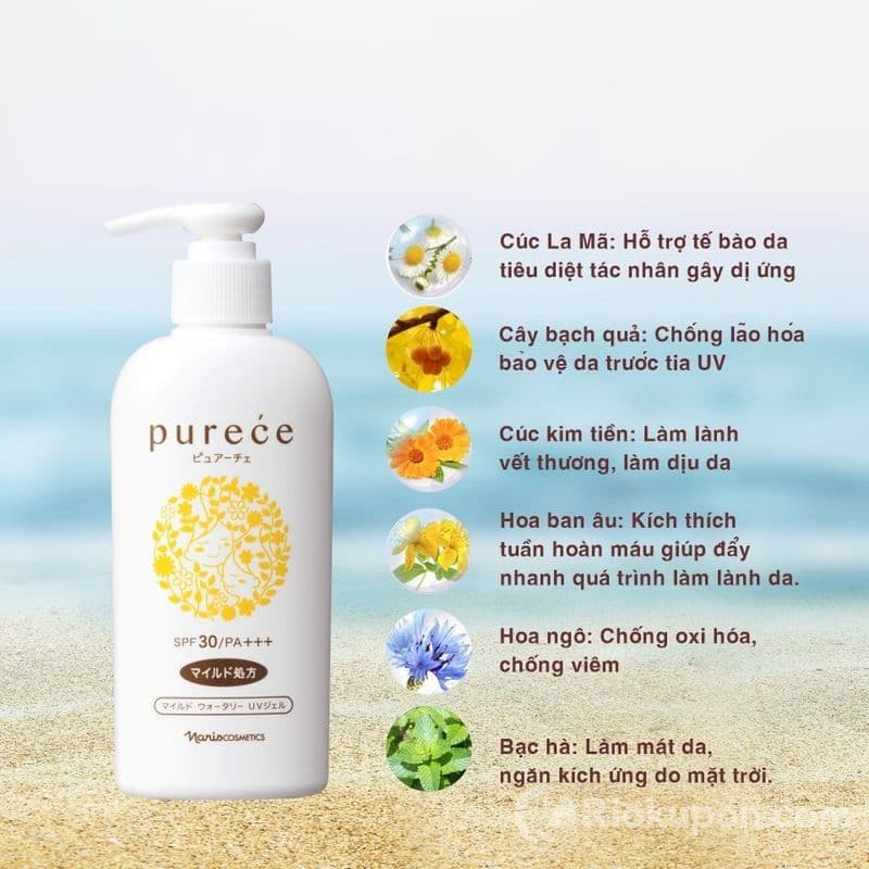 Kem chống nắng body Purece